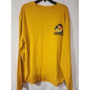 Zesty orange men's long sleeve shirt Size XXL by original use